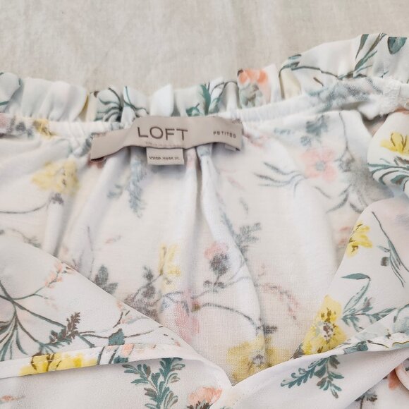 Loft Floral Shell Top - XXSP - Picture 9 of 11
